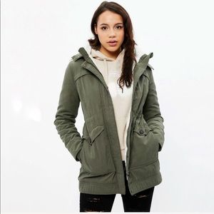 🆕SMALL SHERPA LINED ANORAK JACKET BLACK